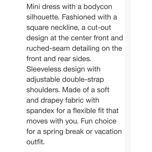 NEW Wild Fable Sleeveless Cut Out Ruched Front Bodycon Dress - Picture 14 of 14